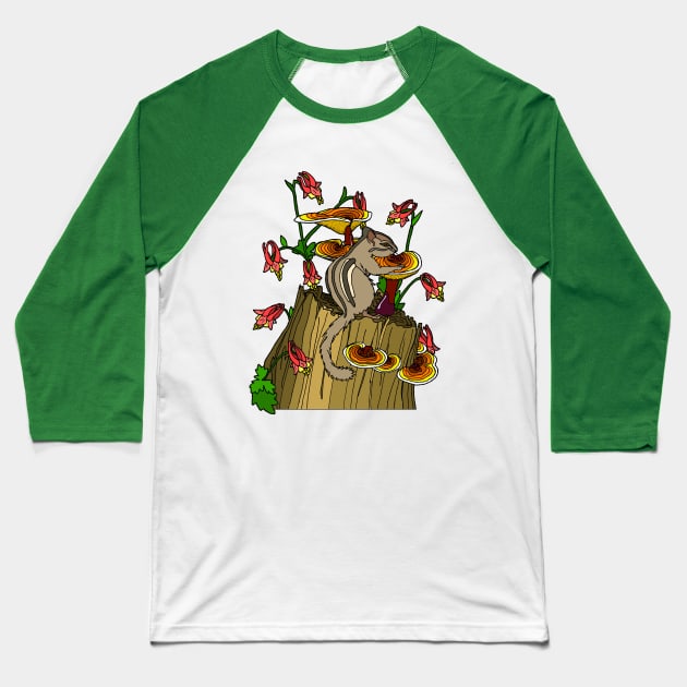 Chipmunk and Reshi Baseball T-Shirt by ThisIsNotAnImageOfLoss